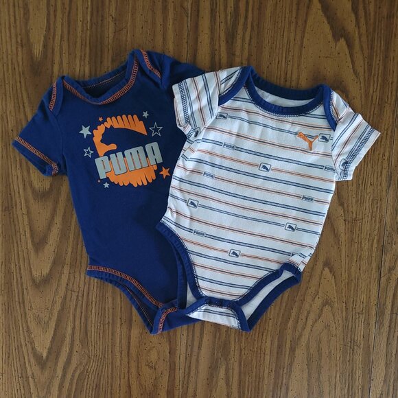 PUMA Baby Onesie Set 6-9 Months - Picture 1 of 9